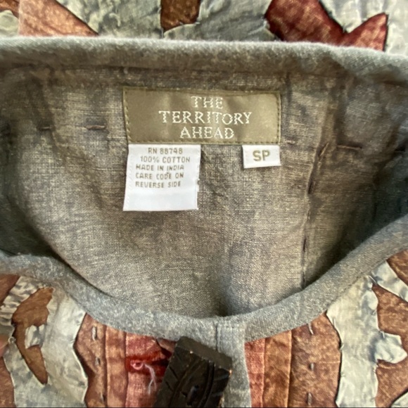 THE TERRITORY AHEAD Button Front Quilted Jacket Size SP - Picture 7 of 8